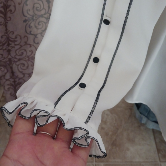 Anne Fontaine button-down blouse - Picture 4 of 12